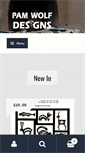 Mobile Screenshot of pamwolfdesigns.com